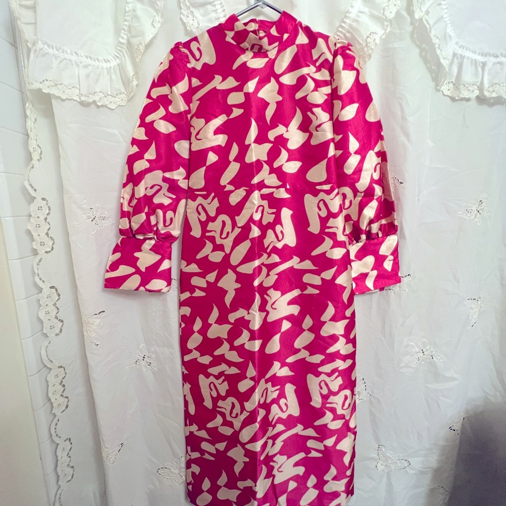 Delilah Dress, pink & cream party dress!